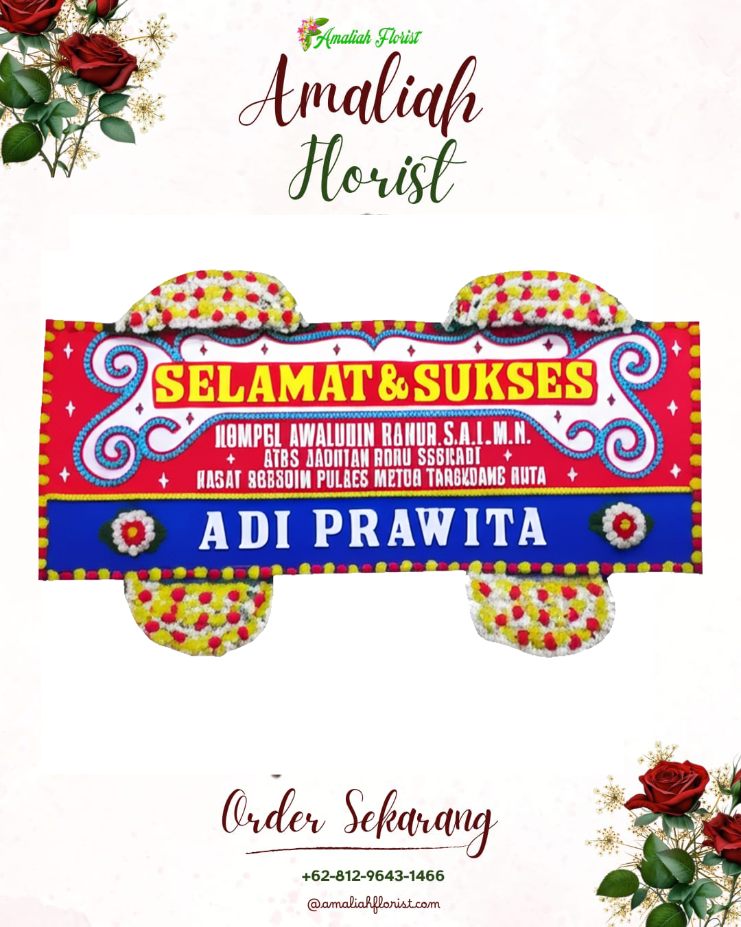 Papan Bunga Ucapan Selamat Dempo Utara